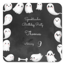 Los fantasmas de Halloween espantan a los niños fi