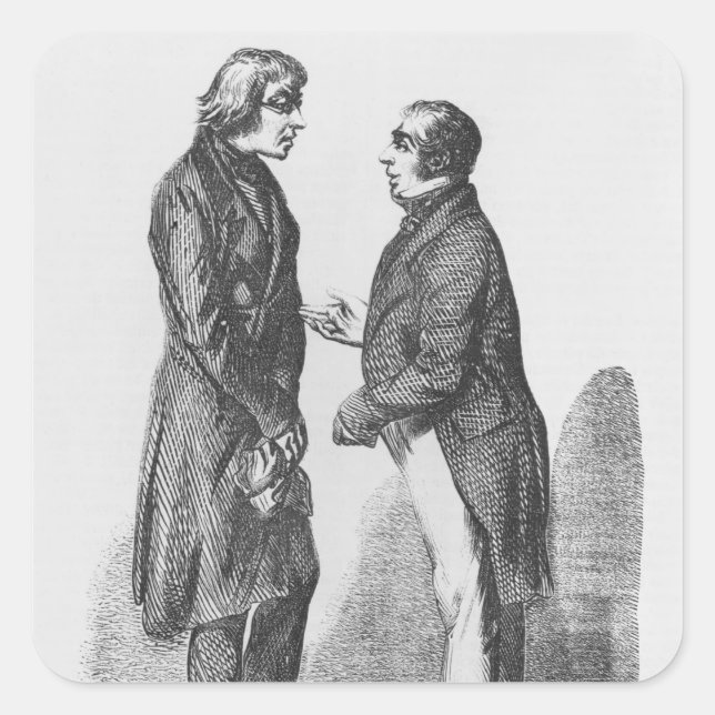 Pegatina Cuadrada Los hermanos Cointet (Anverso)