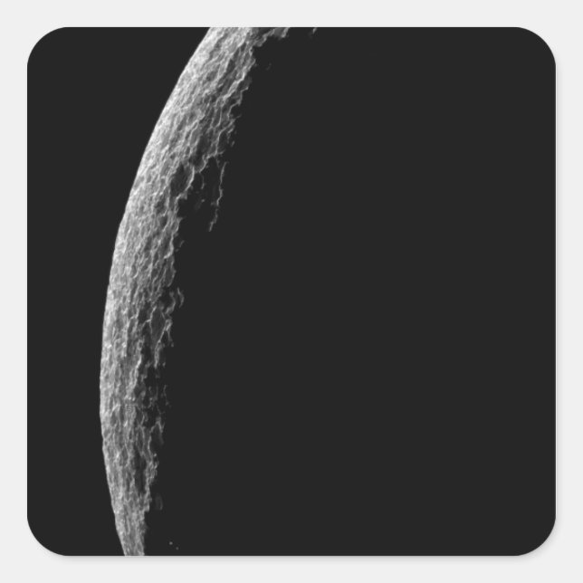 Pegatina Cuadrada Los métodos lunares de Saturno (Anverso)