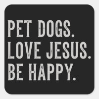 Los perros mascota aman a Jesús Sé feliz Amante de