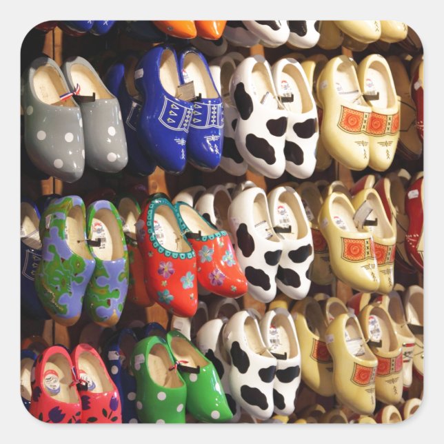 Pegatina Cuadrada Los troncos holandeses (Anverso)