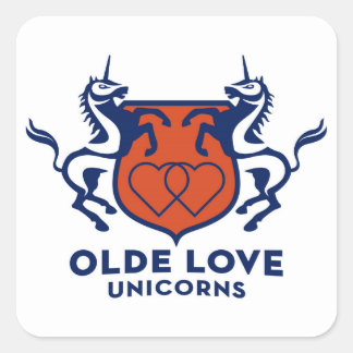 Pegatina Cuadrada ¡Los unicornios necesitan atención!