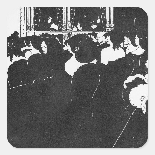 Pegatina Cuadrada Los Wagnerites (Anverso)