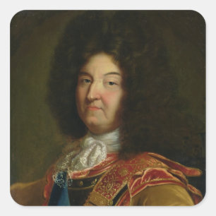 Pegatina Cuadrada Louis XIV