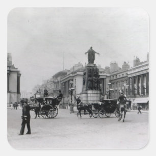 Pegatina Cuadrada Lugar de Waterloo, Londres