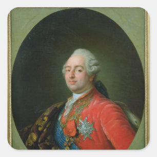 Pegatina Cuadrada Luis XVI 1786