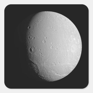 Pegatina Cuadrada Luna de Saturno 2