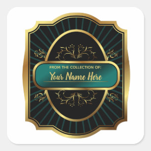 Pegatina Cuadrada LUXE de la colección de: