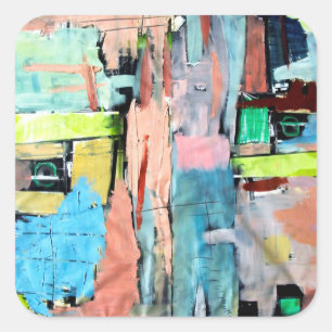 Pegatina Cuadrada Luz de la mañana