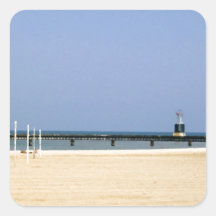 Luz del lago Michigan