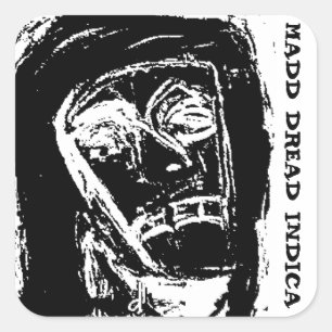 PEGATINA CUADRADA LUZ TESTIGO DE LA PAJA DE MADD