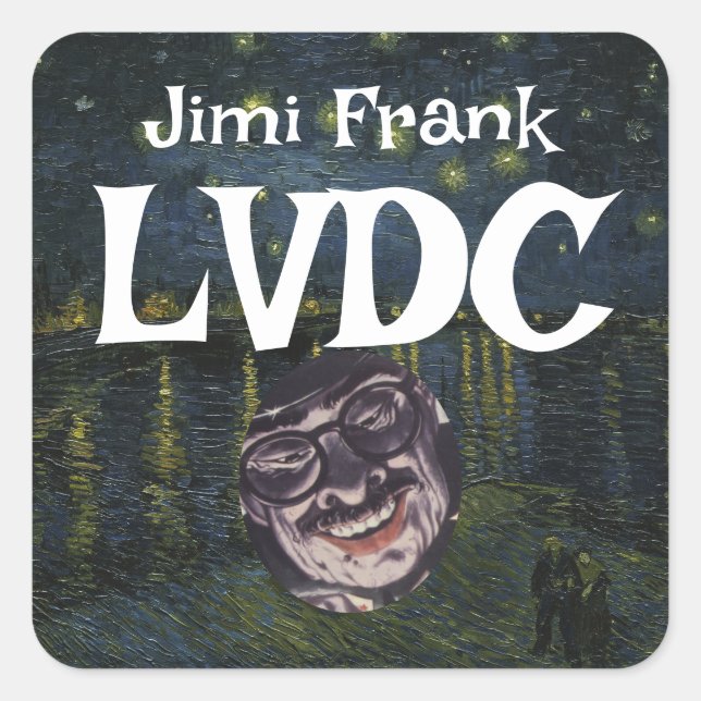 PEGATINA CUADRADA LVDC (Anverso)