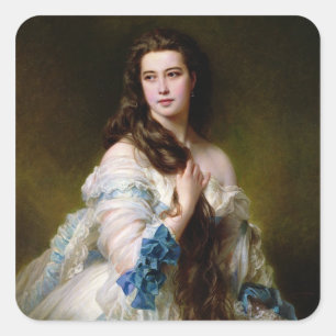 Pegatina Cuadrada Madame Rimsky-Korsakov