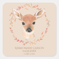 Madera silvestre de los animales acuarela simple n