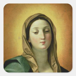 Pegatina Cuadrada Madonna