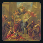 Pegatina Cuadrada Madonna del Magnificat<br><div class="desc">Imagen:38773 Madonna of the Magnificat. Jouvenet,  Jean-Baptiste (1644-1717). Prado,  Madrid,  España. Arte,  Bella Artes.</div>