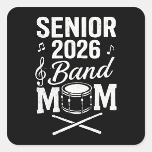 Pegatina Cuadrada Madre de la banda de mayores 2026