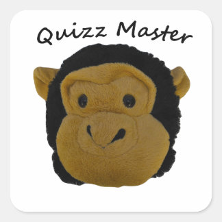 Pegatina Cuadrada Maestro de Quiz