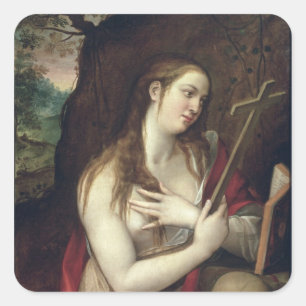 Pegatina Cuadrada Magdalena Penitenciaria, 1579