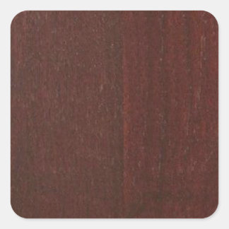 Pegatina Cuadrada MAHOGANY Wood Finish COMPRAR Blank Blanche add TEX