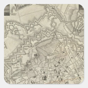 Pegatina Cuadrada Mainz, Alemania