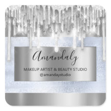 Makeup Beauty Purpurina Marco plateado Gracias