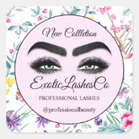 Makeup Eyelash Empaquetado Limpiador Floral Gracia