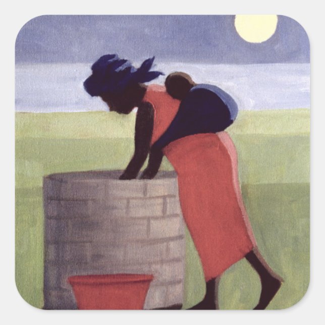 Pegatina Cuadrada Mamá (Anverso)