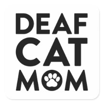 Mamá de gato sorda
