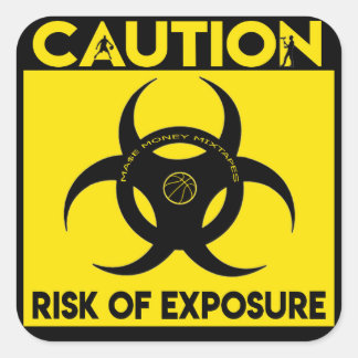 Pegatina Cuadrada Mamáes$e Pegatinas de Mixtape