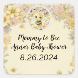 Pegatina Cuadrada Mami to Bee