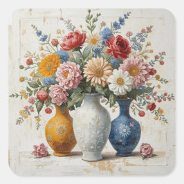 Pegatina Cuadrada Mamma Mia! - Nonna Mia!