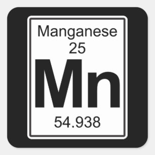 Pegatina Cuadrada Manganeso - Manganeso