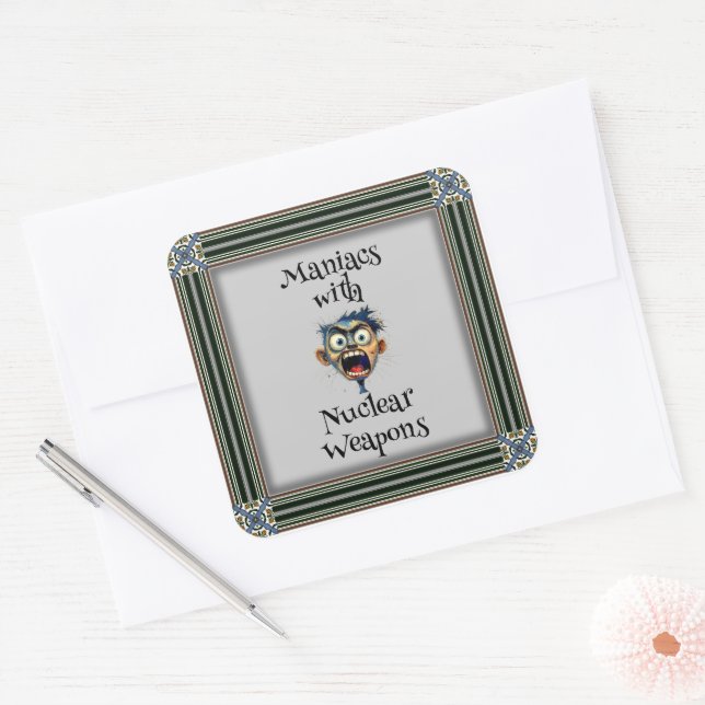 Pegatina Cuadrada Maniacs Sticker (Sobre)