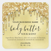 Manillar Sparkly Gold Purpurina de Manchas de Mant