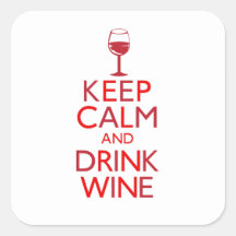 Mantener la calma y beber vino