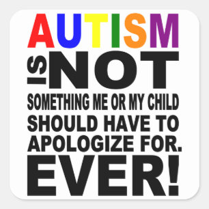 Pegatina Cuadrada Mantener o diseñar el propio