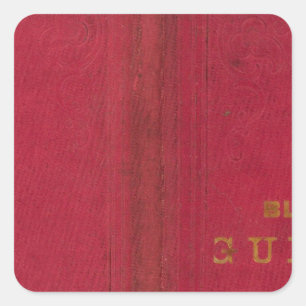 Pegatina Cuadrada Mapa de guía de Blanchard en Chicago 2