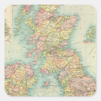Mapa político de las Islas Británicas