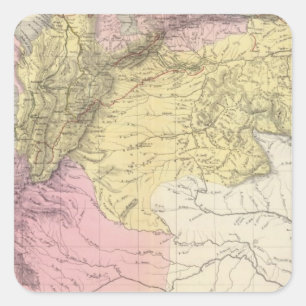 Pegatina Cuadrada Mapas militares históricos de Venezuela
