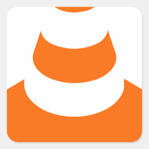 Pegatina Cuadrada Marcador del gorra de Whitch del pilón de la