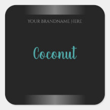 Marco Verde azulado de etiquetas de productos en b