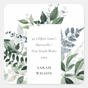 Pegatina Cuadrada Marco verde de verde dorado que he movido direcció