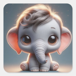 Pegatina Cuadrada "Marcus"