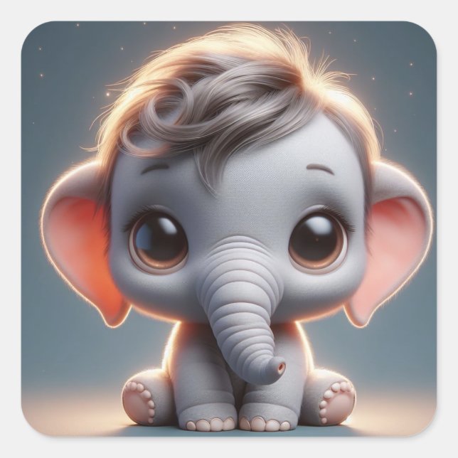 Pegatina Cuadrada "Marcus" (Anverso)