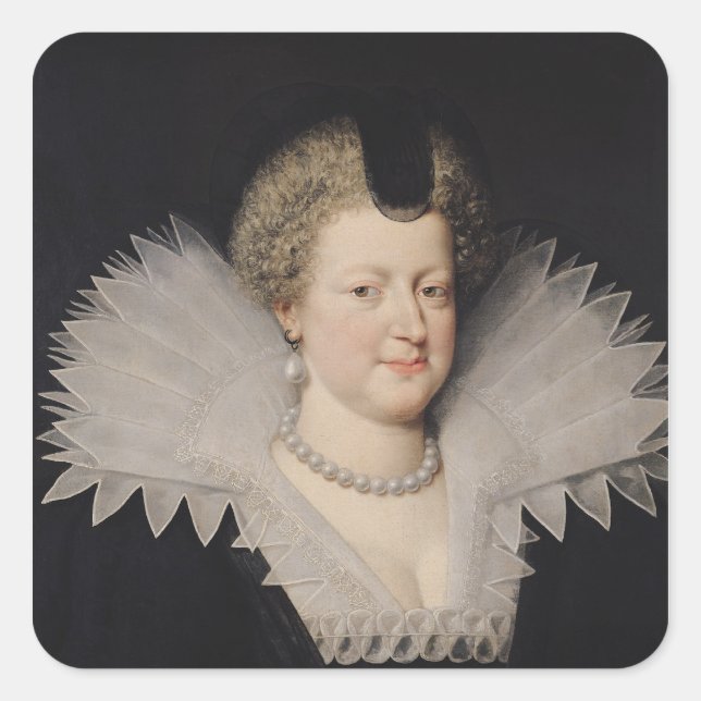 Pegatina Cuadrada Marie de Medici (Anverso)