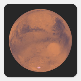 Pegatina Cuadrada Mars