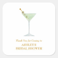 Martini Cocktail Wedding Favor Bridal Shower