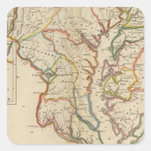 Pegatina Cuadrada Maryland 4