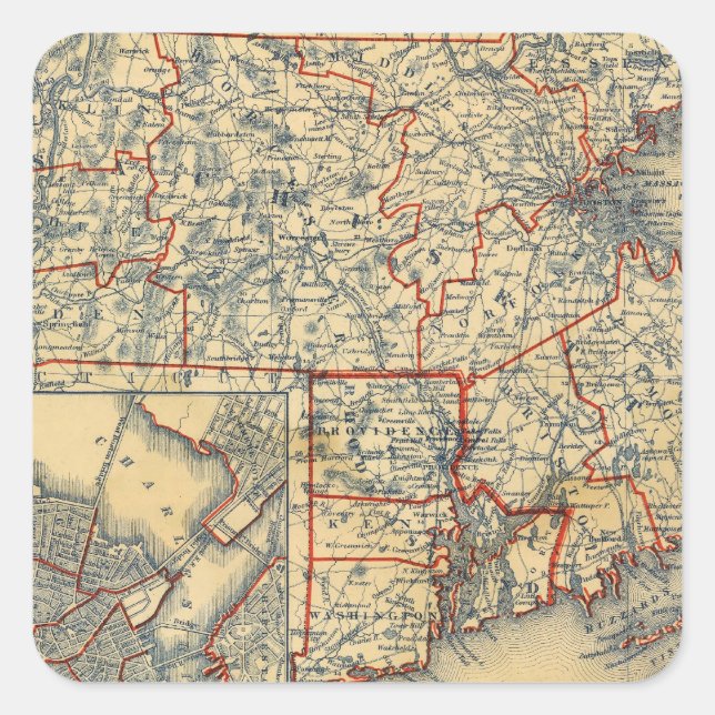 Pegatina Cuadrada Masa, RI (Anverso)